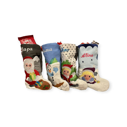 Nikolausstiefel personalisiert Geschenkbeutel Weihnachten Nikolaus 06.12.