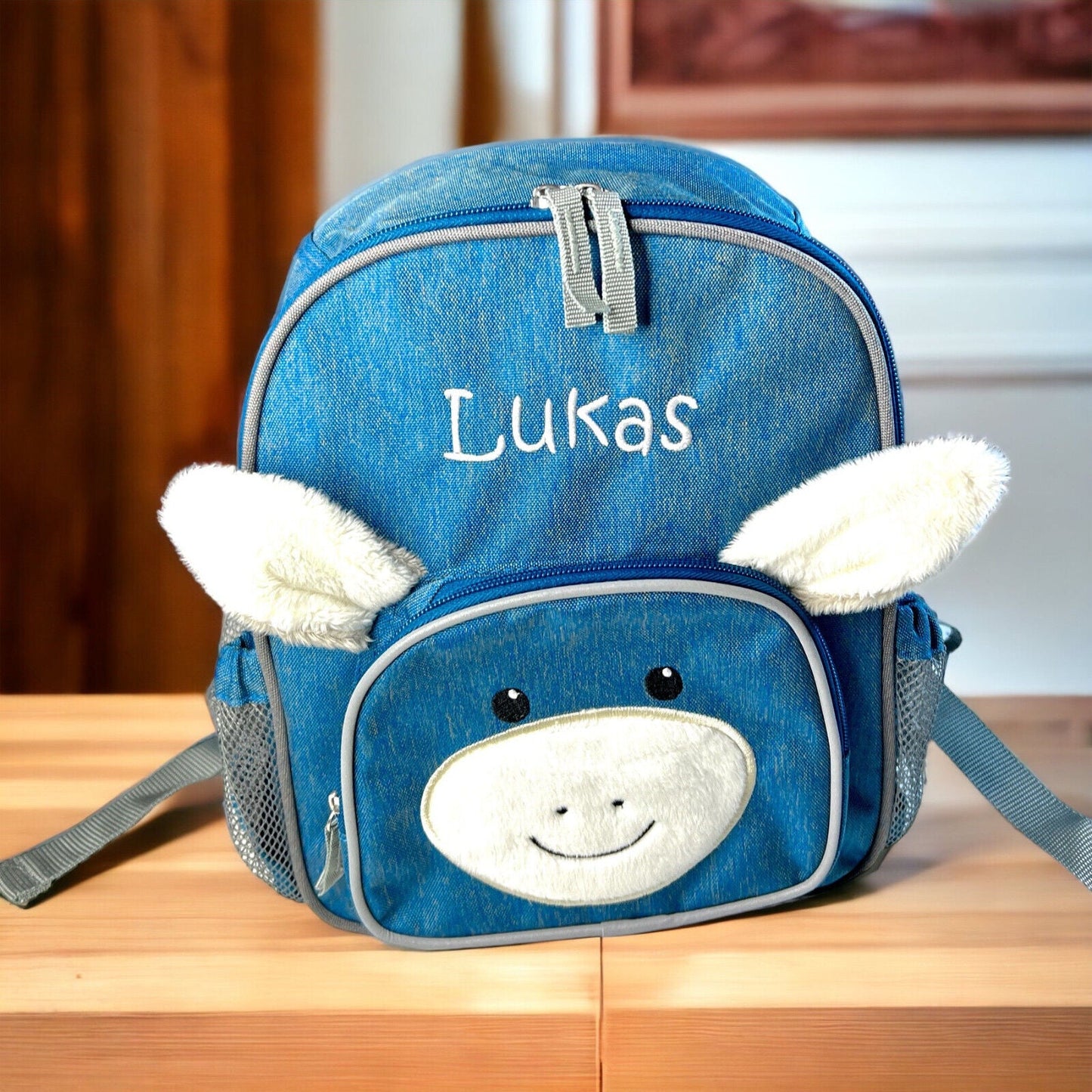 Funktions-Rucksack mit Name Sterntaler Emmi Esel oder Mabel Maus Kindergarten