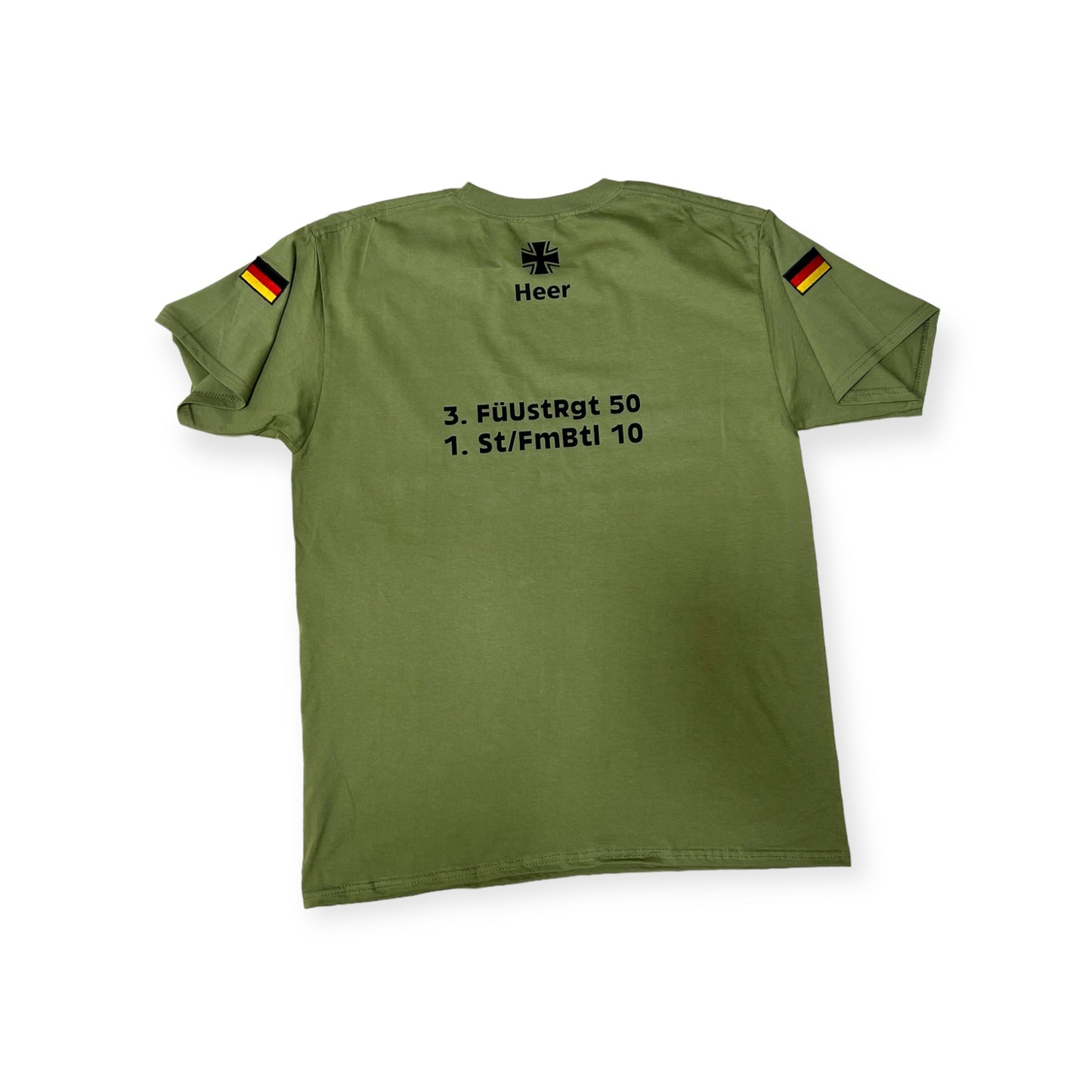 Veteranen T-Shirt classic olive, personalisiert