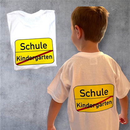 Schulkind T-Shirt mit Name und Jahreszahl